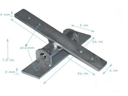 See saw bearing type I galvanised