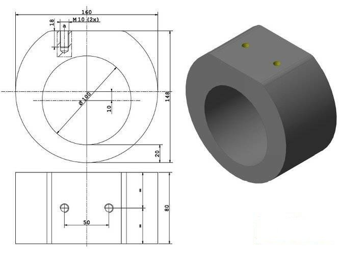 Seesaw bumper for square wood