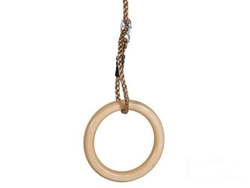 Wooden gymnastic rings