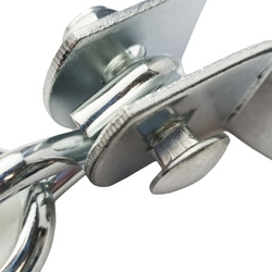 Metal swing hook ø 100 mm galvanised