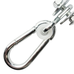 Metal swing hook ø 120 mm galvanised