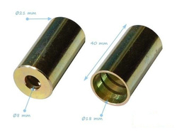 Steel ferrule for wired rope ø 16 mm