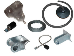 Cable way for round wood