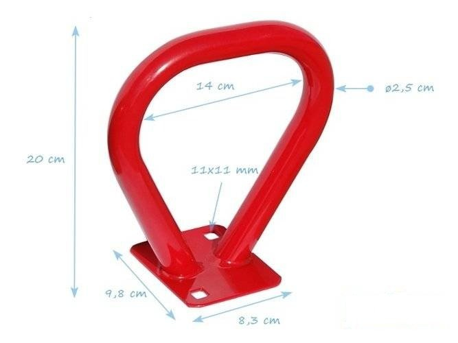 Stainless steel handgrip for see saw for square wood
