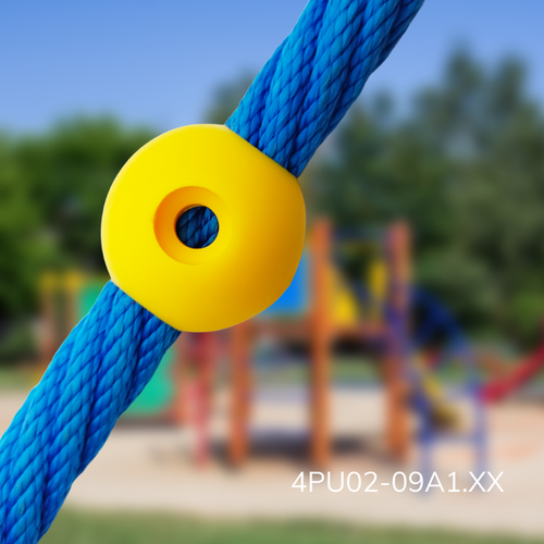 Wall connector for reinforced (armed) rope ø 16 mm