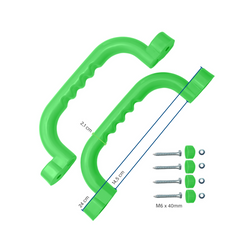 Plastic handgrips set 250x75 mm 