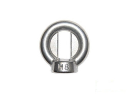 Stainless steel metal 'eye' M8