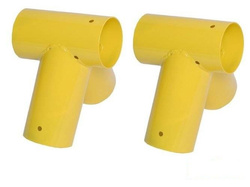 Metal swing corner round 100 angle 100-100