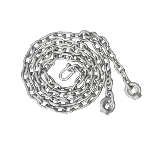 Set of 6mm galvanized chains