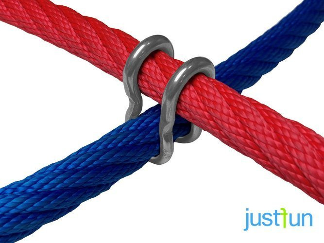 Stainless steel cross joint ferrule U-type 16 mm