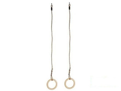 Wooden gymnastic rings