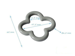 Cross joint ferrule (open)
