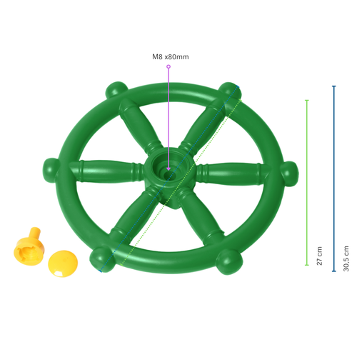 Steering Wheel Ship Star