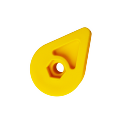 Plastic thimble with hexagon hole M10