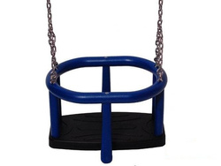 TPE baby swing seat LUX with aluminium insert + Galvanized metal chain set 5 mm 1,8 m