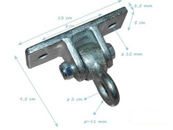 Metal swing hook "I" type