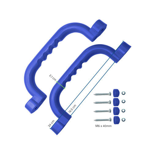 Plastic handgrips set 250x75 mm