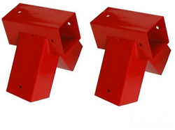 2 x Metal swing corner square 100 angle 90-90