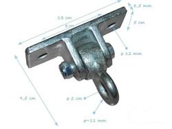 Metal swing hook "I" type