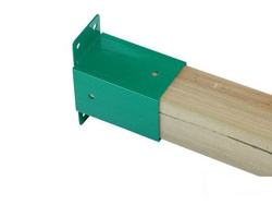 Wall attachment to the square beam 