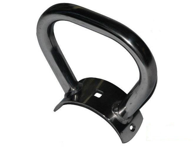 Stainless steel handgrip for see saw for round wood 120mm