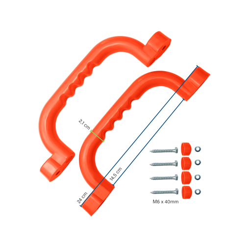 Plastic handgrips set 250x75 mm