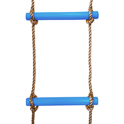 Rope ladder with 5 plastic rungs