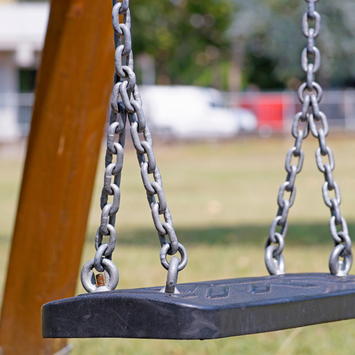 Set of 5mm galvanized chains