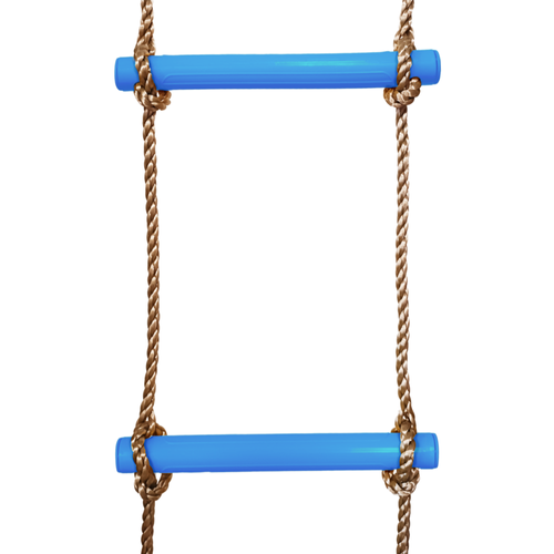 Rope ladder with 5 plastic rungs