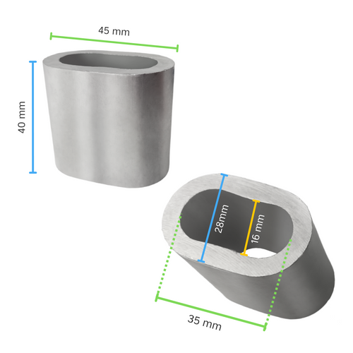 Eye Ferrule 42 mm 16E