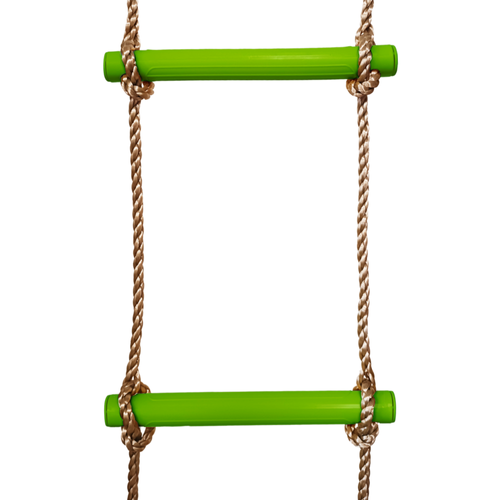 Rope ladder with 5 plastic rungs
