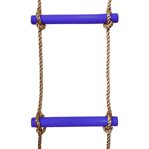 Rope ladder with 5 plastic rungs