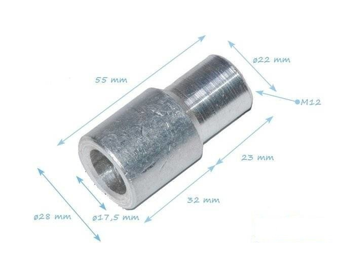 Aluminium clip ring M12