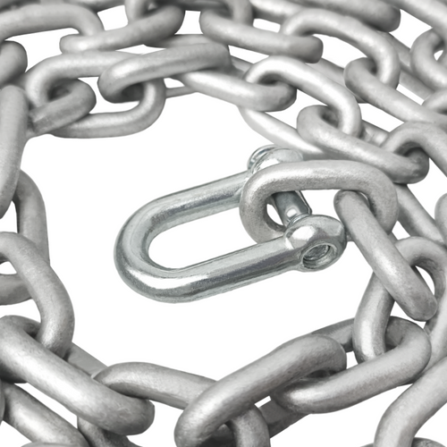 Set of 6mm galvanized chains