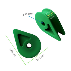 Plastic thimble with round hole M10