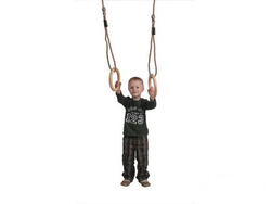 Wooden gymnastic rings